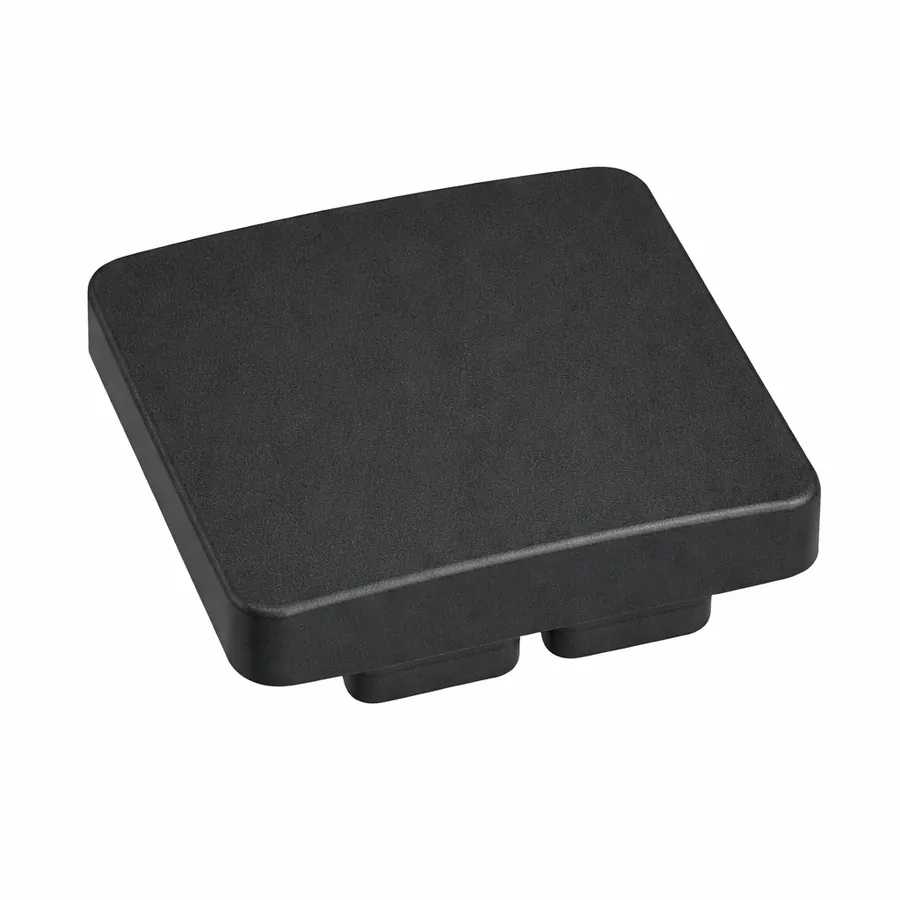 Bouchon pour poteau d'angle variable aluminium-Gris 7016