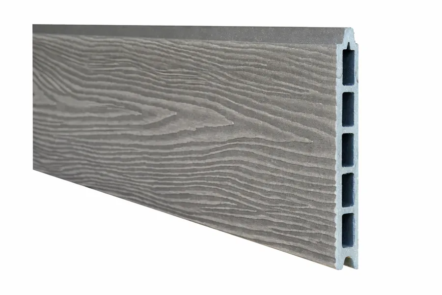 Lame de clôture en bois composite - Gris Quartz