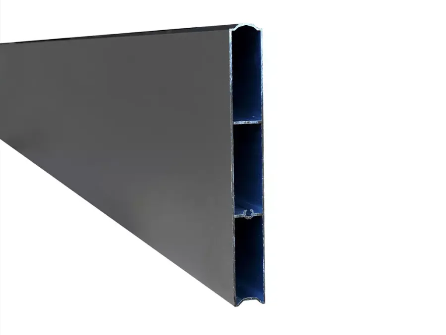 Lame aluminium Pleine Gris 7016