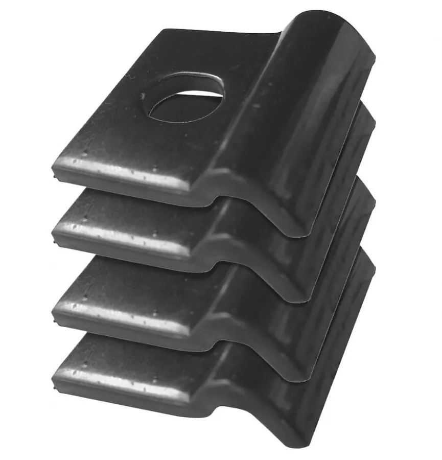 Fixation murale pour grillage rigide - Lot de 4