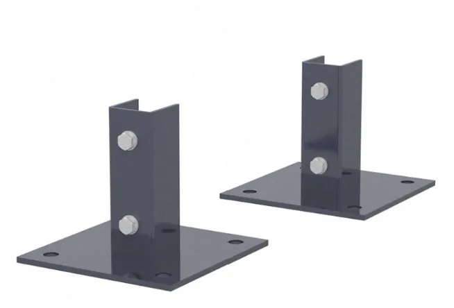 Platine pour portillon de jardin GRID 50 (lot de 2)