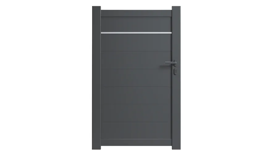 Portillon aluminium HORIZON LINE
